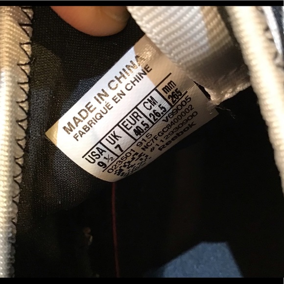 Reebok caged EUC training shoes, sz. 9.5 Ultralite - Picture 8 of 8